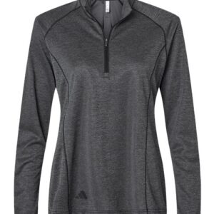 Adidas - Women's Space Dyed Quarter-Zip Pullover - A594
