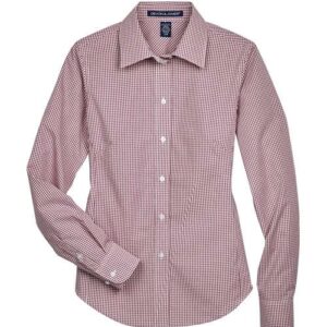 Devon & Jones - Women's Crown Collection® Gingham Check Woven Dress Shirt - D640W