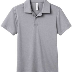 Team 365 - Youth Zone Sonic Heather Performance Polo - TT51HY
