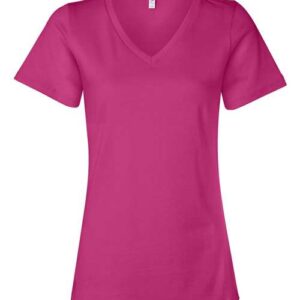BELLA + CANVAS - Women’s Relaxed Jersey V-Neck Tee - 6405