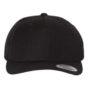 YP Classics - Premium Five-Panel Curved Visor Snapback Cap - 5789M