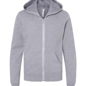 BELLA + CANVAS - Youth Sponge Fleece Full-Zip Hoodie - 3739Y
