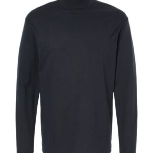King Fashion - Jersey Interlock Mockneck Long Sleeve T-Shirt - KF4600