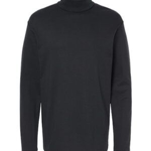 King Fashion - Interlock Turtleneck Long Sleeve T-Shirt - KF4900