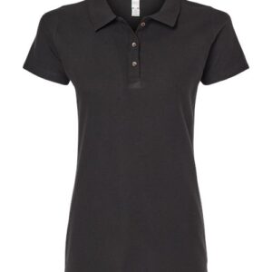 M&O - Women's Ringspun Pique Polo - 7600